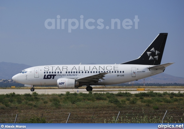 SP-LKE, Boeing 737-500, LOT Polish Airlines