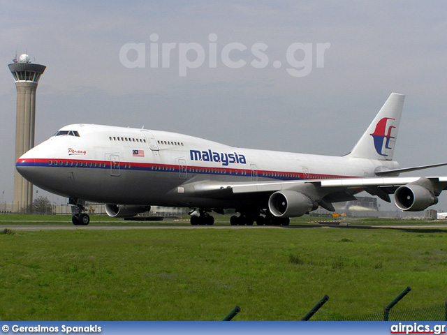 9M-MPL, Boeing 747-400, Malaysia Airlines