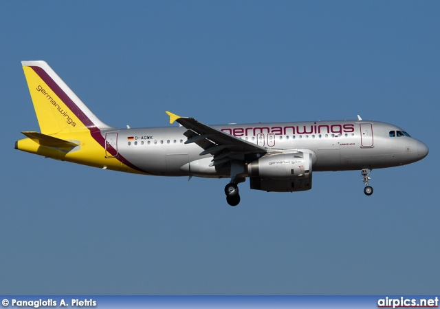 D-AGWK, Airbus A319-100, Germanwings