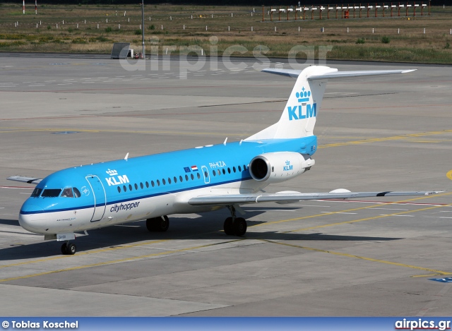 PH-KZA, Fokker 70, KLM Cityhopper
