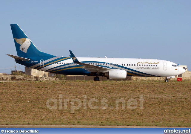 A4O-BD, Boeing 737-800, Oman Air