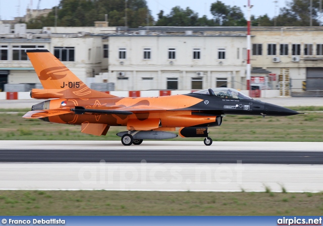 J-015, Lockheed F-16-AM Fighting Falcon, Royal Netherlands Air Force