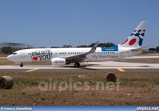 OK-TVB, Boeing 737-800, Travel Service (Czech Republic)