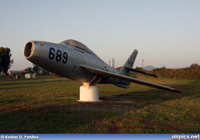 53-6689, Republic F-84-F Thunderstreak, Hellenic Air Force