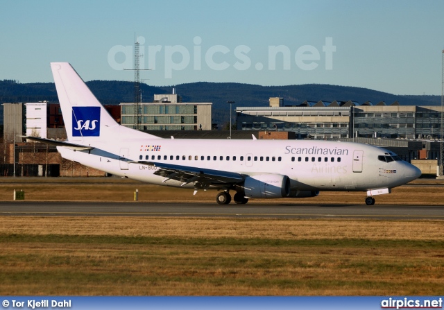 LN-BUD, Boeing 737-500, Scandinavian Airlines System (SAS)