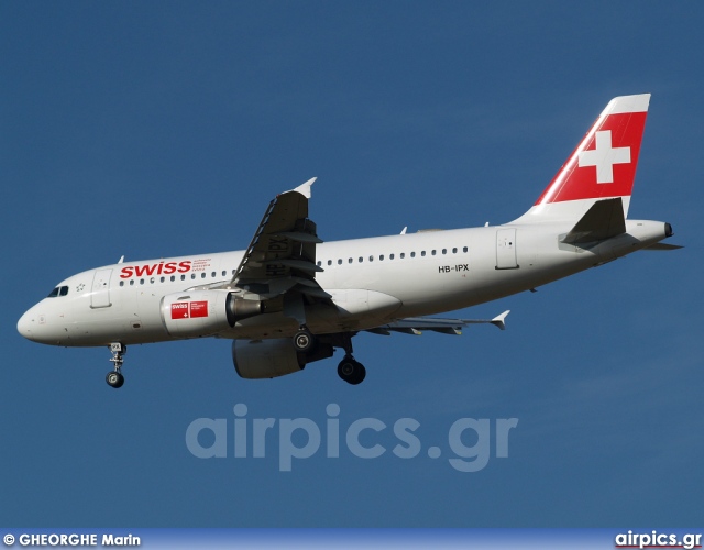 HB-IPX, Airbus A319-100, Swiss International Air Lines