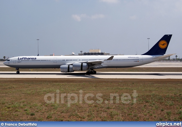 D-AIHB, Airbus A340-600, Lufthansa