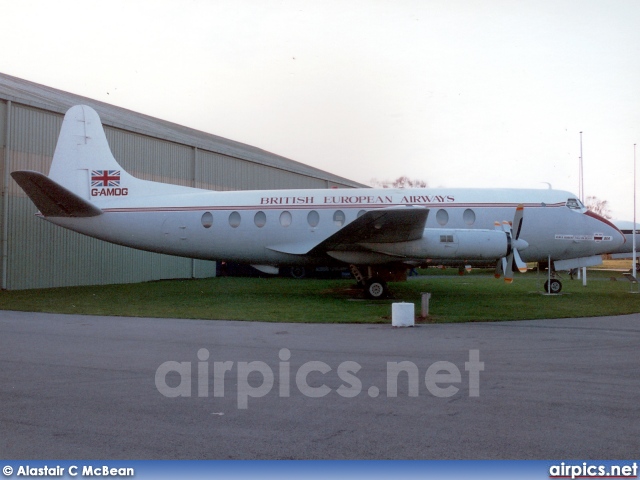 G-AMOG, Vickers Viscount-700, British European Airways (BEA)