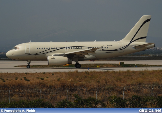 VP-CIE, Airbus A319-100CJ, Private