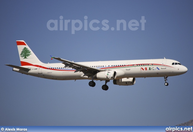 F-ORMF, Airbus A321-200, Middle East Airlines (MEA)