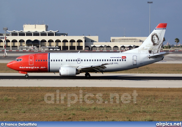 LN-KKL, Boeing 737-300, Norwegian Air Shuttle