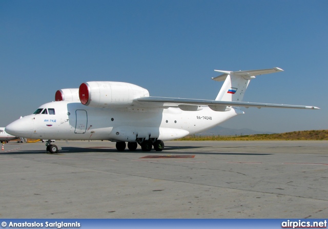RA-74048, Antonov An-74-D, 2nd Sverdlovsk Air Enterprise