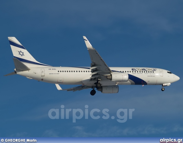 4X-EKL, Boeing 737-800, EL AL