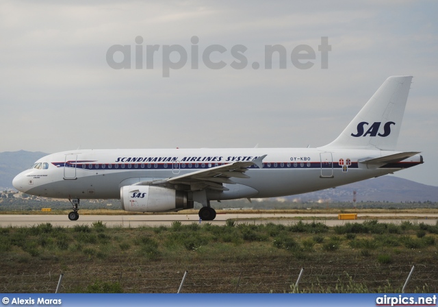 OY-KBO, Airbus A319-100, Scandinavian Airlines System (SAS)