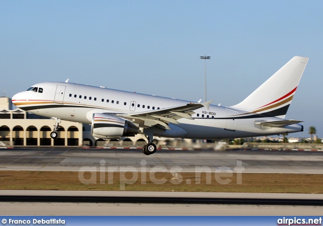 VQ-BDD, Airbus A318-100CJ Elite, Jordanian Government