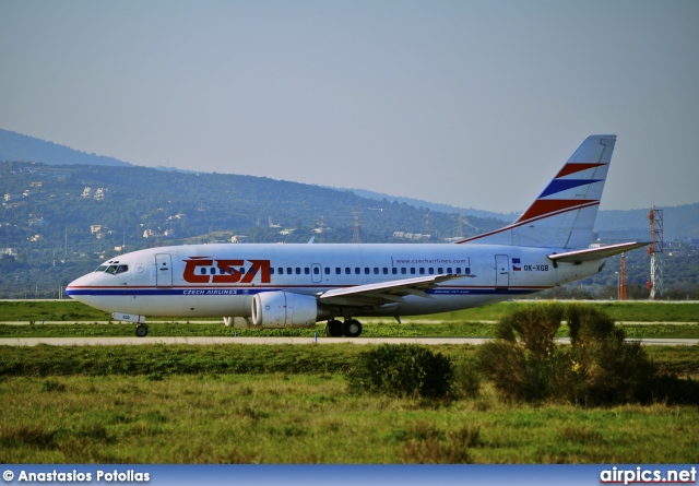 OK-XGB, Boeing 737-500, CSA Czech Airlines