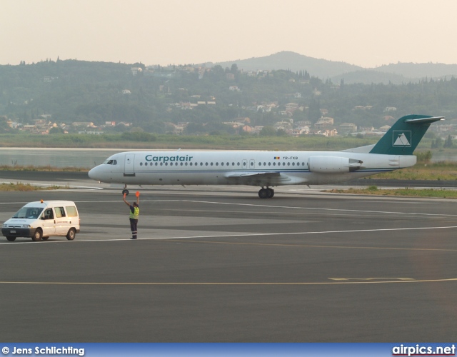 YR-FKB, Fokker F100, Carpatair