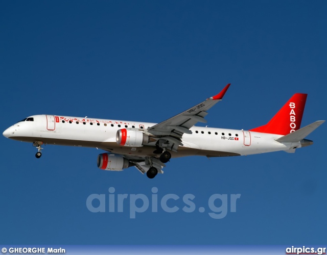 HB-JQG, Embraer ERJ 190-100LR (Embraer 190), Flybaboo