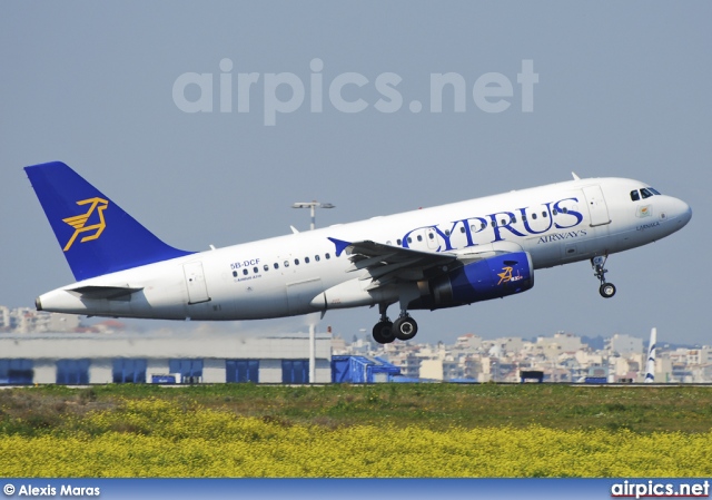 5B-DCF, Airbus A319-100, Cyprus Airways