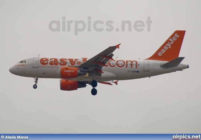 G-EZBM, Airbus A319-100, easyJet