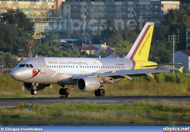 D-AKNM, Airbus A319-100, Germanwings