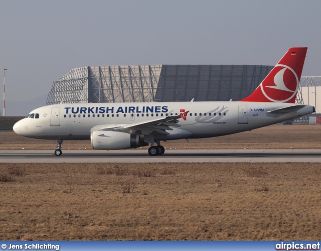 D-AVWM, Airbus A319-100, Turkish Airlines