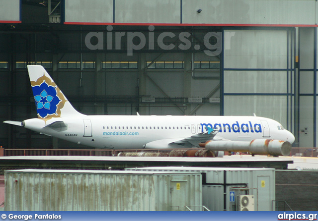 N446AN, Airbus A320-200, Mandala Airlines