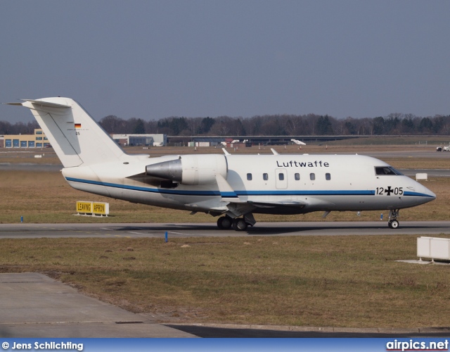 1205, Bombardier Challenger 600-CL-601, German Air Force - Luftwaffe