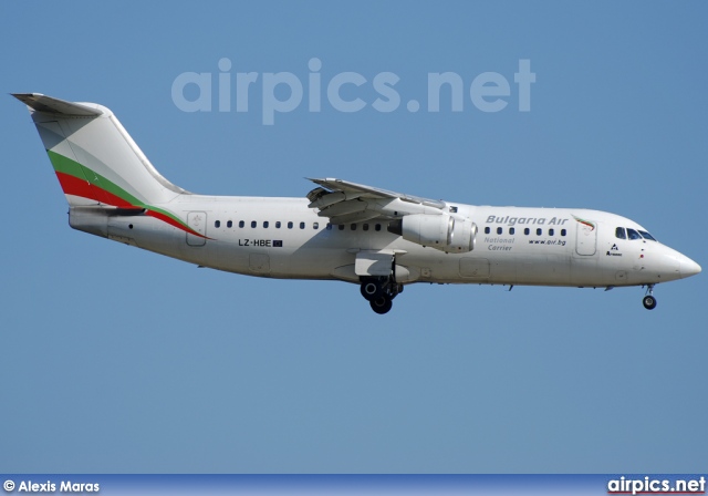 LZ-HBE, British Aerospace BAe 146-300, Bulgaria Air