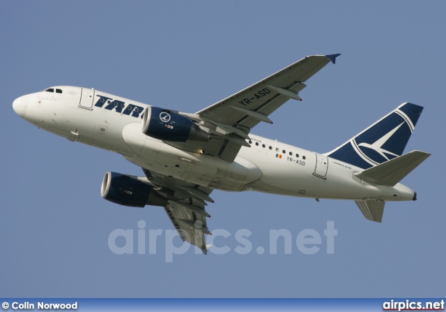 YR-ASD, Airbus A318-100, Tarom