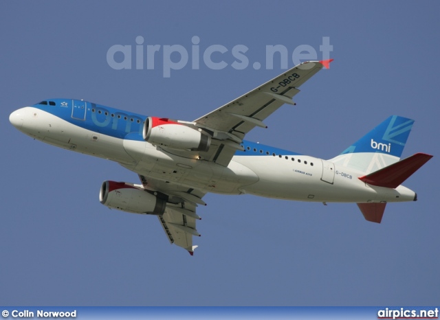 G-DBCB, Airbus A319-100, bmi