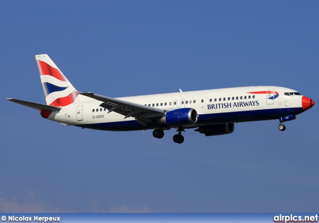 G-DOCX, Boeing 737-400, British Airways