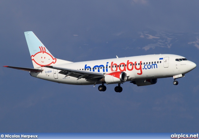 G-ODSK, Boeing 737-300, bmibaby