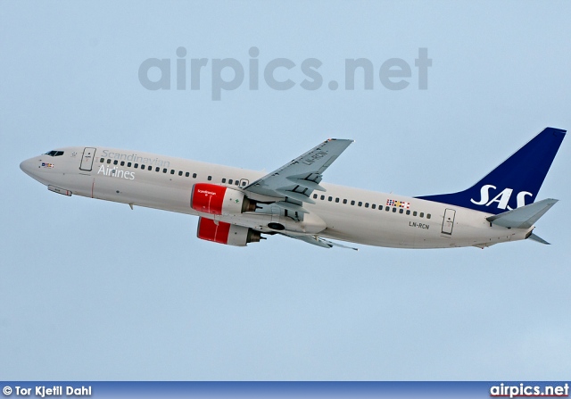 LN-RCN, Boeing 737-800, Scandinavian Airlines System (SAS)