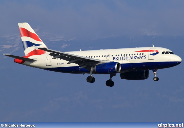 G-EUPT, Airbus A319-100, British Airways