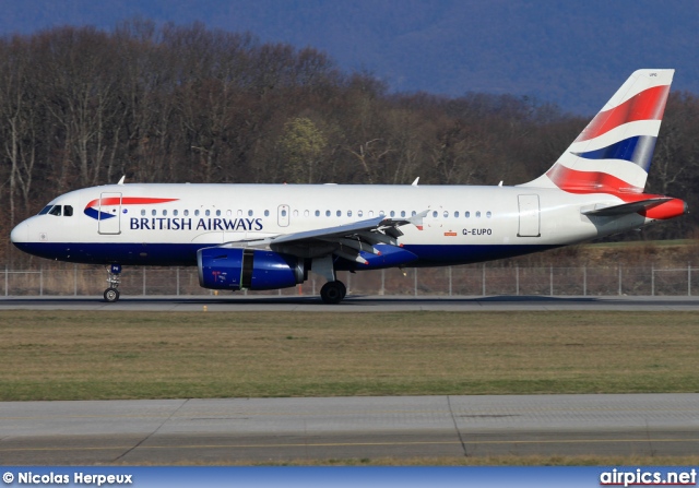 G-EUPO, Airbus A319-100, British Airways