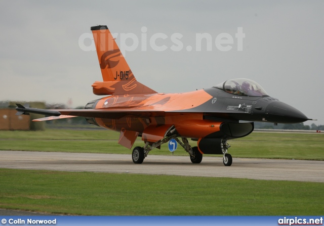 J-015, Lockheed F-16-AM Fighting Falcon, Royal Netherlands Air Force