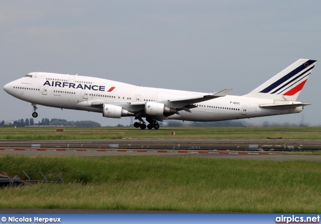 F-GISC, Boeing 747-400M, Air France