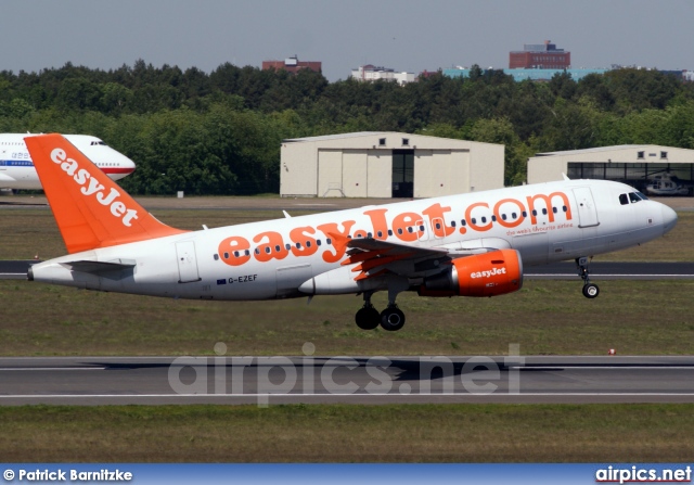 G-EZEF, Airbus A319-100, easyJet