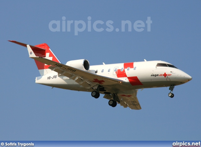 HB-JRB, Bombardier Challenger 600-CL-604, REGA - Swiss Air Ambulance