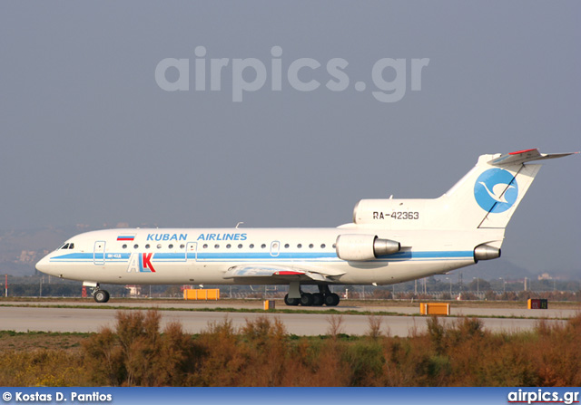 RA-42363, Yakovlev Yak-42-D, Kuban Airlines