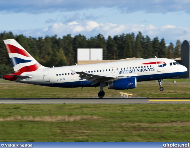 G-EUPK, Airbus A319-100, British Airways