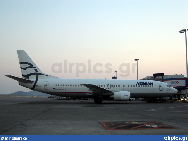 SX-BTN, Boeing 737-400, Aegean Airlines