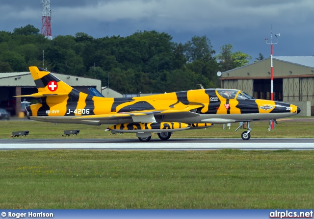 HB-RVV, Hawker Hunter-Mk.68, Swiss Hunter Team