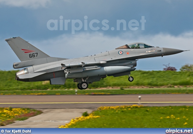 667, Lockheed F-16-A CF Fighting Falcon, Royal Norwegian Air Force