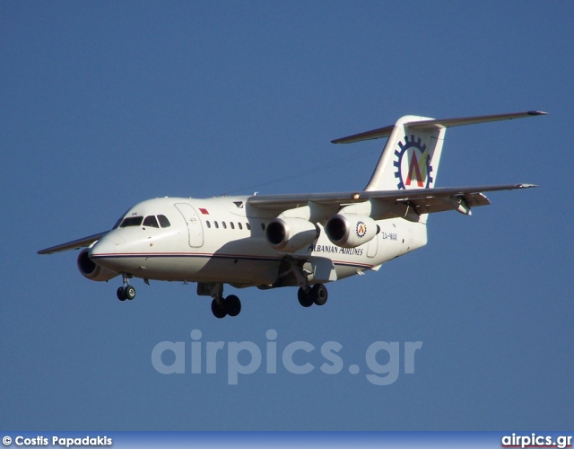 ZA-MAK, British Aerospace BAe 146-100, Albanian Airlines