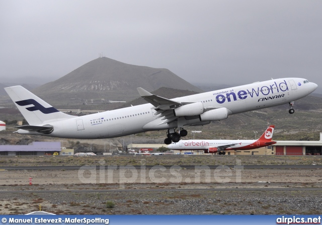OH-LQE, Airbus A340-300, Finnair