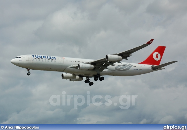 TC-JII, Airbus A340-300, Turkish Airlines