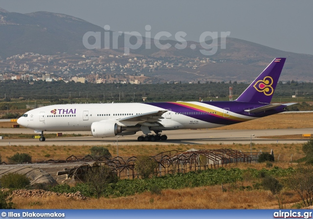 HS-TJU, Boeing 777-200ER, Thai Airways