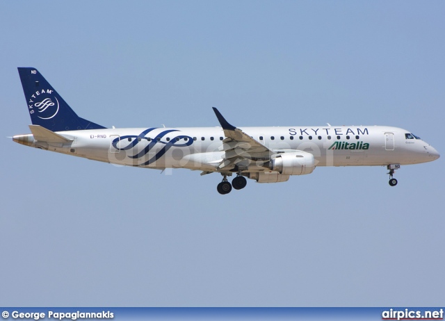 EI-RND, Embraer ERJ 190-100STD (Embraer 190), Alitalia
